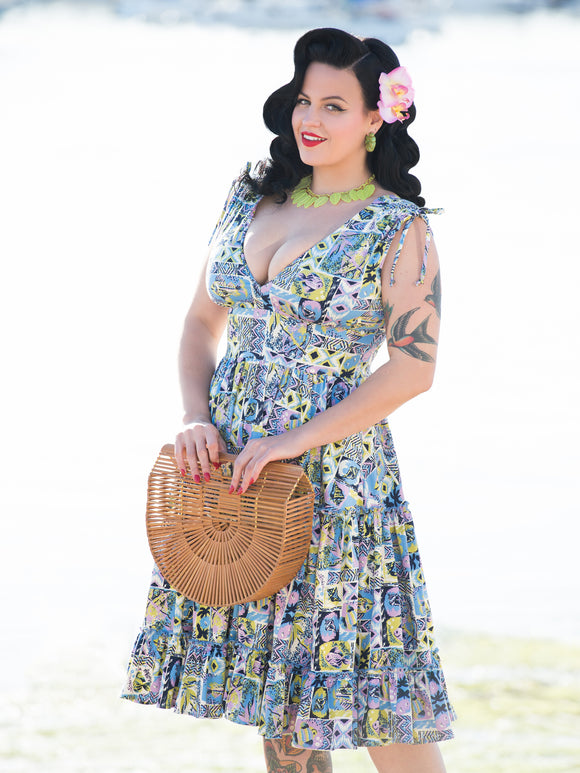 Audra Dress, TikiTastic - miss nouvelle vintage inspired pinup rockabilly 1950s retro fashion