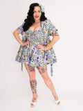 Nani Wahine Playsuit & Coverup Set, TikiTastic - miss nouvelle vintage inspired pinup rockabilly 1950s retro fashion