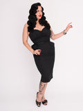 Darla Dress, Black - miss nouvelle vintage inspired pinup rockabilly 1950s retro fashion